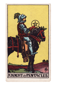 Caballero de Oros en el Tarot
