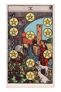 Diez de Oros en el Tarot