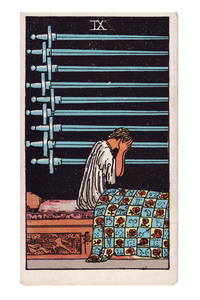 Nueve de Espadas en el Tarot