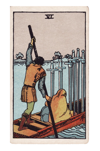 Seis de Espadas en el Tarot