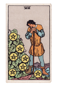 Siete de Oros en el Tarot