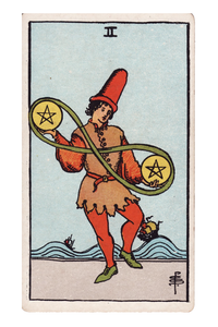 dos de Oros en el Tarot