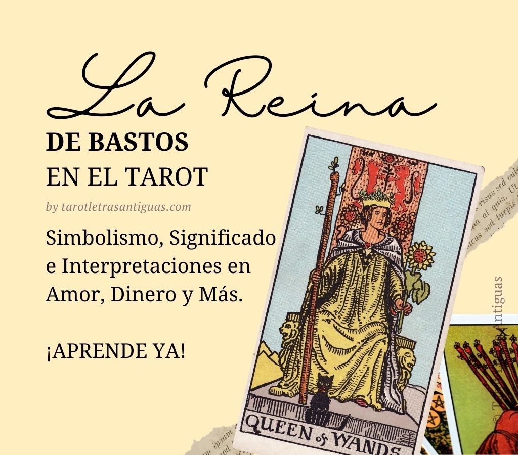 La Reina de bastos en el tarot