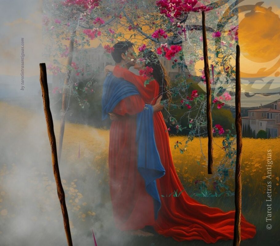 Cuatro de Bastos en el Tarot (4)