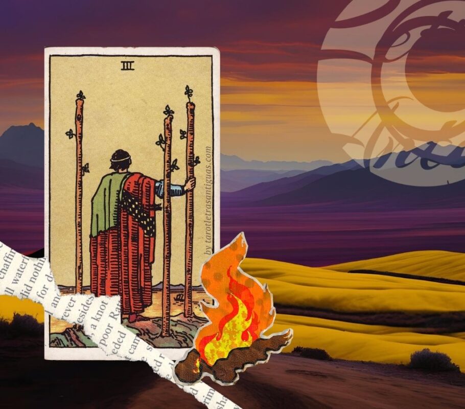 Tres de Bastos en el Tarot (3)