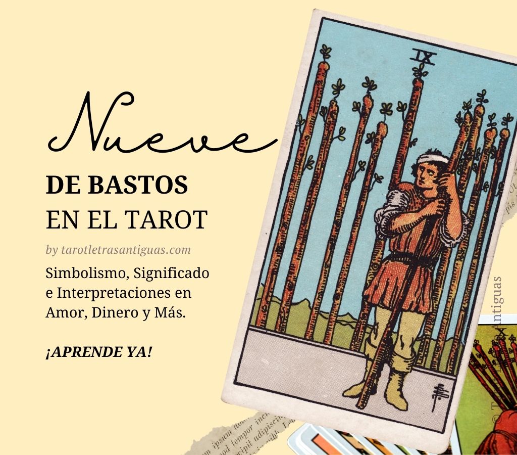 Nueve de Bastos en el Tarot