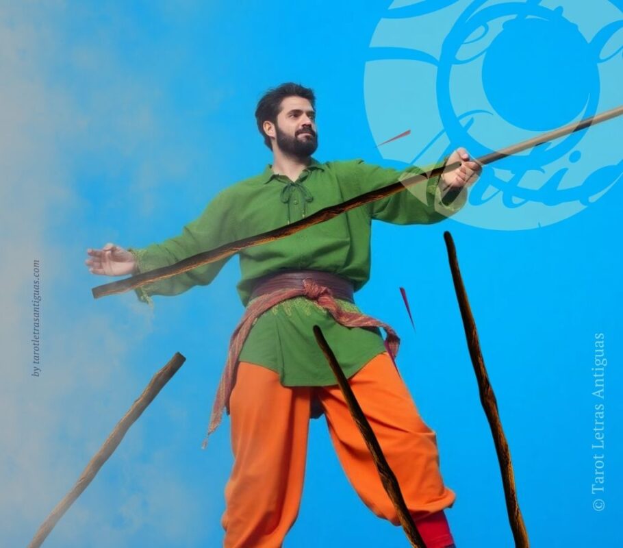 Siete de Bastos en el Tarot (4)