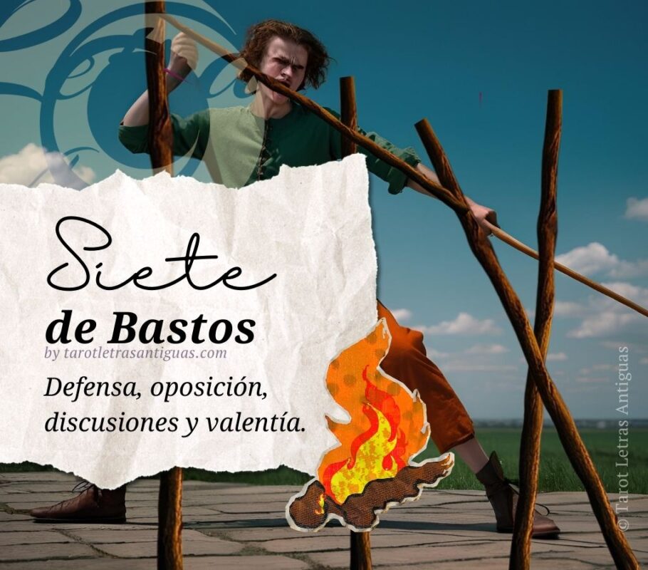 Siete de Bastos en el Tarot (5)